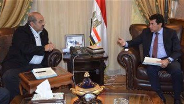 وزير الرياضة يبحث مع رئيس اللجنة الأوليمبية مشاركة مصر فى دورة ألعاب البحر المتوسط